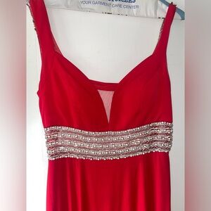 Terani couture red prom dress. Size 12